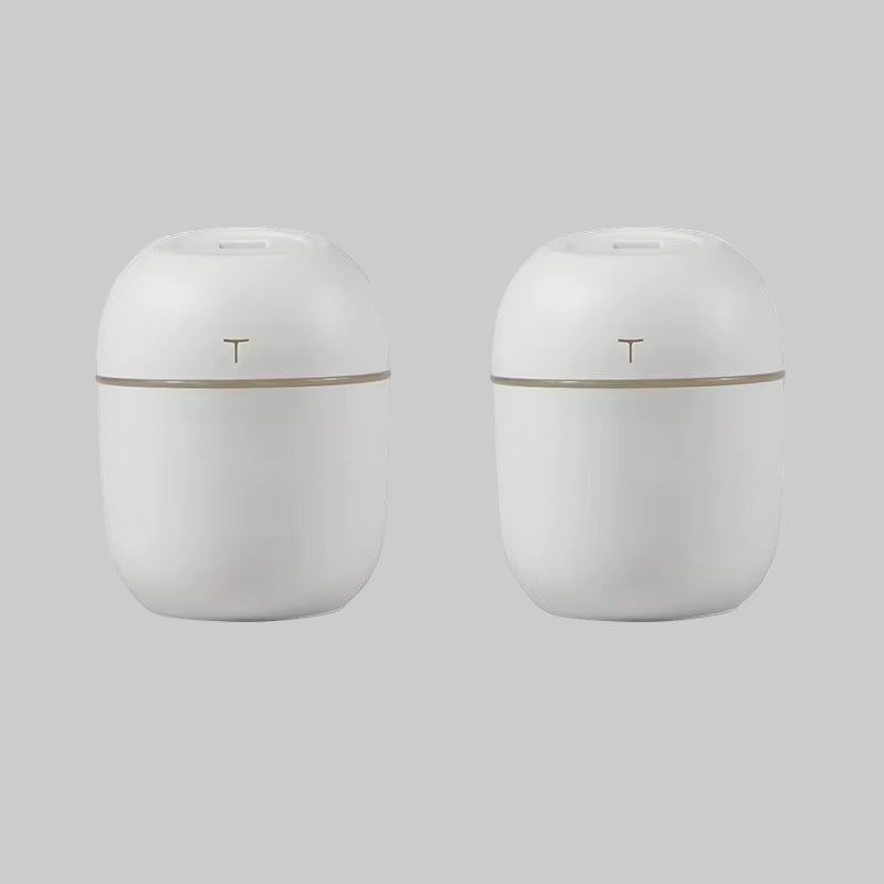 2Pcs Mini USB Aroma Diffuser 220Ml Ultrasonic Air Humidifiers Mute Car Diffuser Portable Essential Oil Diffuser with LED Lights