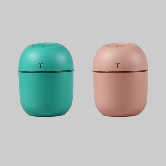 2Pcs Mini USB Aroma Diffuser 220Ml Ultrasonic Air Humidifiers Mute Car Diffuser Portable Essential Oil Diffuser with LED Lights