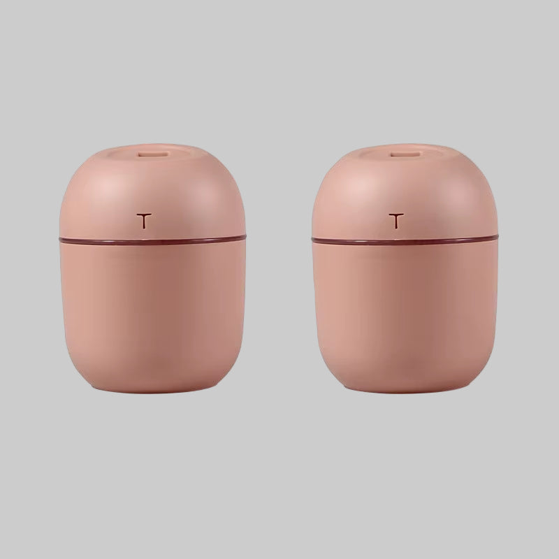 2Pcs Mini USB Aroma Diffuser 220Ml Ultrasonic Air Humidifiers Mute Car Diffuser Portable Essential Oil Diffuser with LED Lights