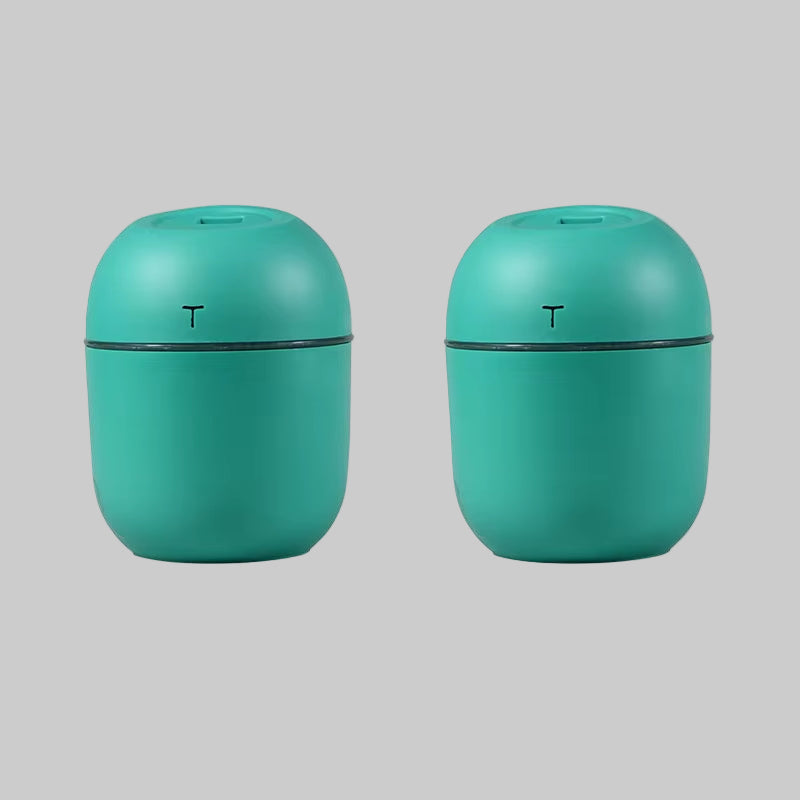 2Pcs Mini USB Aroma Diffuser 220Ml Ultrasonic Air Humidifiers Mute Car Diffuser Portable Essential Oil Diffuser with LED Lights